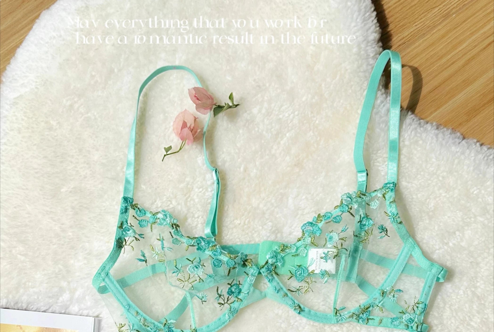 Kawaii Japanese Lingerie Set Sheer Tulle