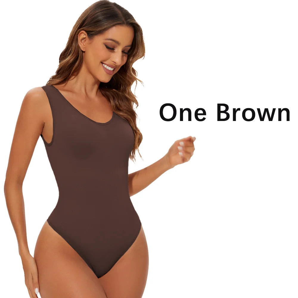 Shapewear Bodysuit Thong Fajas Body Shaper for Women