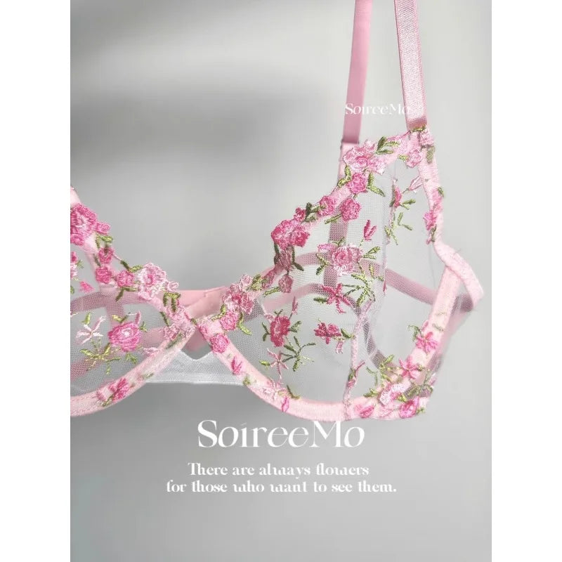 Kawaii Japanese Lingerie Set Sheer Tulle