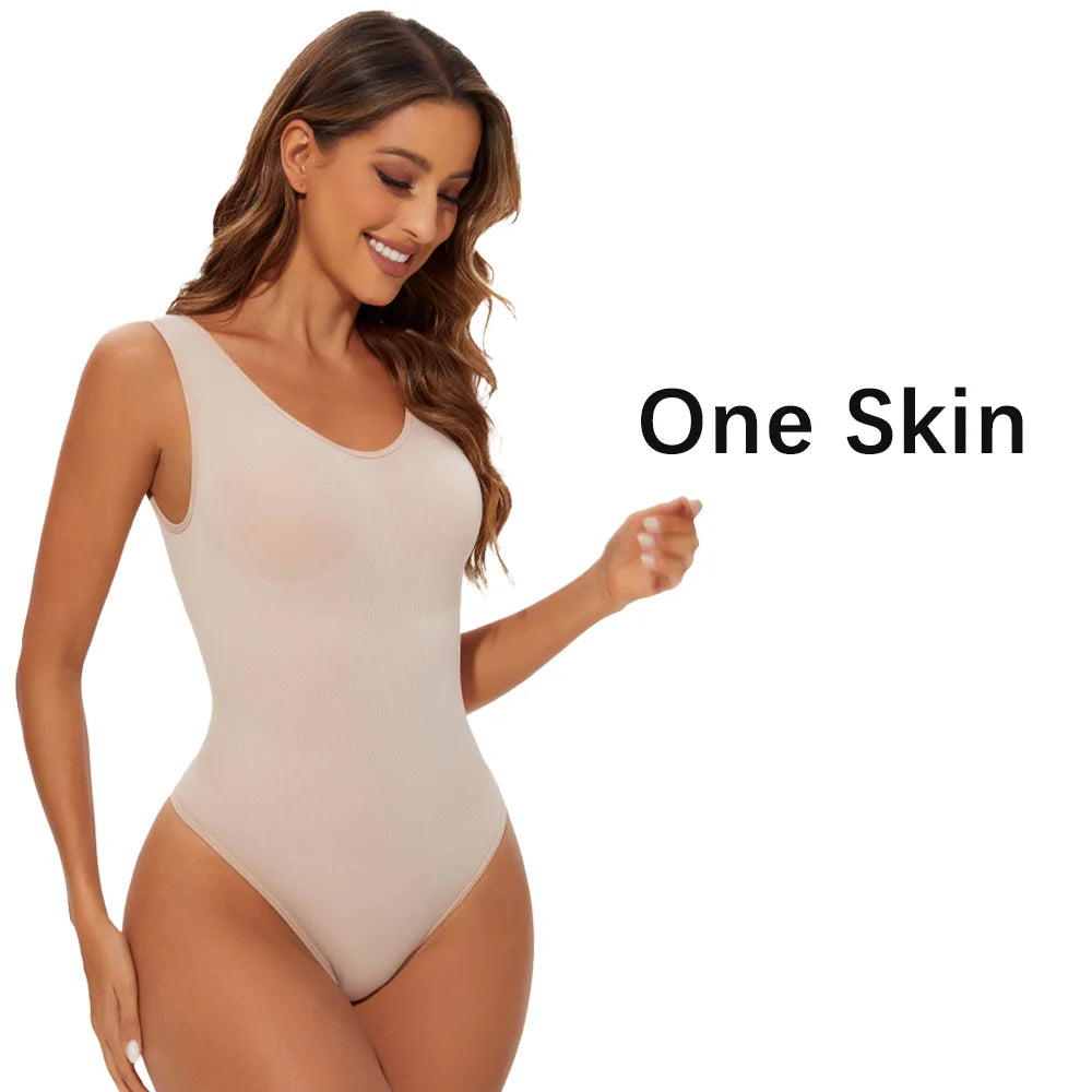 Shapewear Bodysuit Thong Fajas Body Shaper for Women